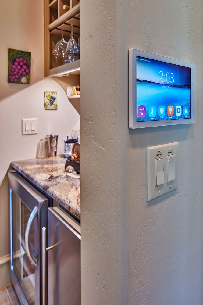 Smart-home wall control panel