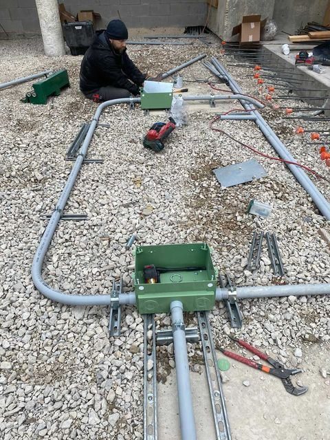 New-construction wiring